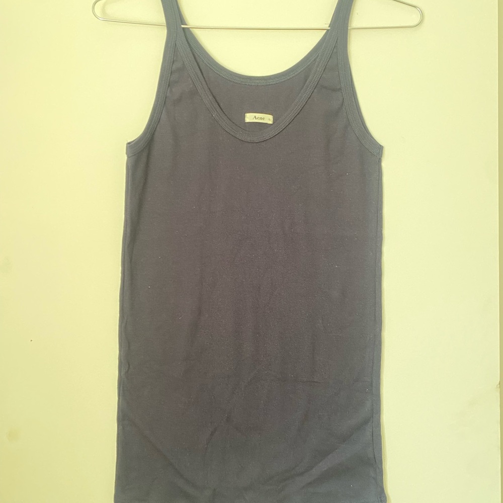 Acne Navy Men's Tank Top